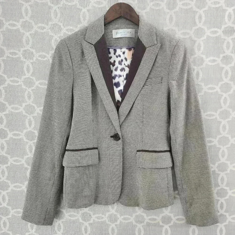 Patrizia Luca Milano Pattern Women's Blazer S